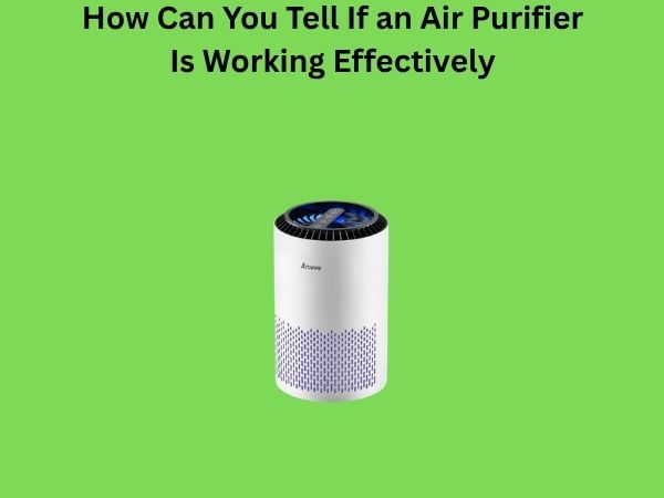 How Can You Tell If an Air Purifier Is Working Effectively