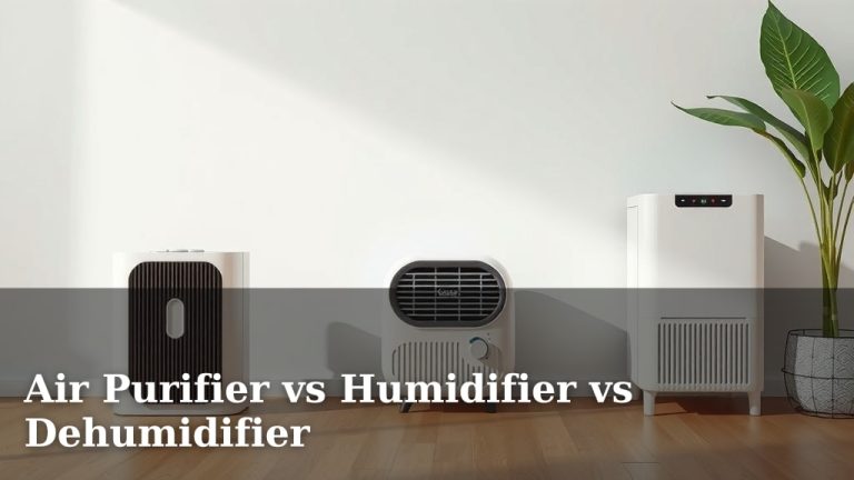 Air Purifier vs Humidifier vs Dehumidifier
