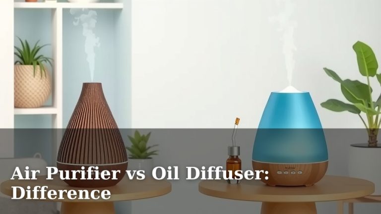 Air Purifier vs Oil Diffuser: Difference