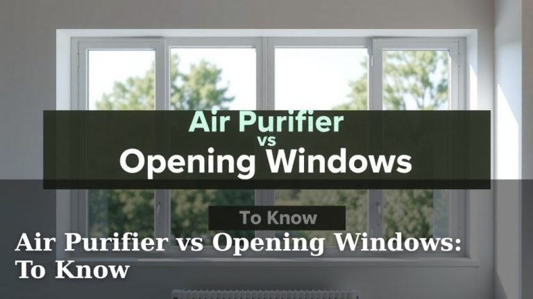 Air Purifier vs Opening Windows: To Know