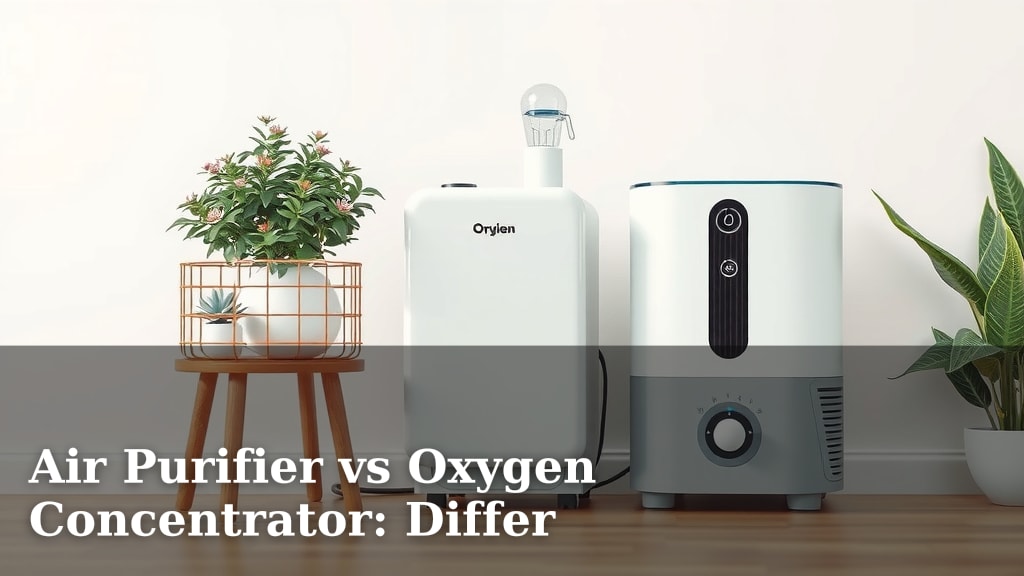 Air Purifier vs Oxygen Concentrator: Differ