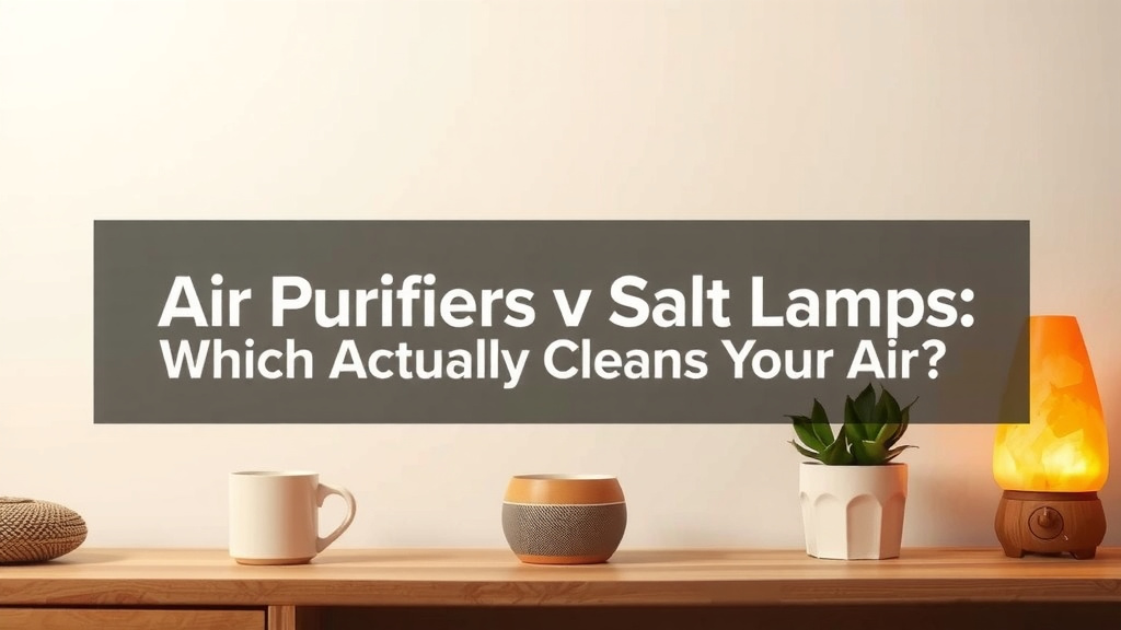 Air Purifiers vs. Salt Lamps: Which Actually Cleans Your Air?
