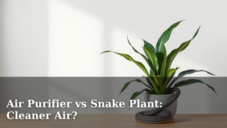 Air Purifier vs Snake Plant: Cleaner Air?