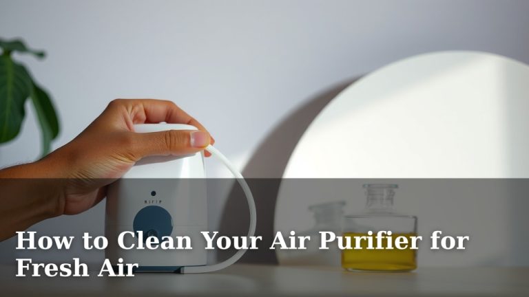 How to Clean Your Air Purifier for Fresh Air