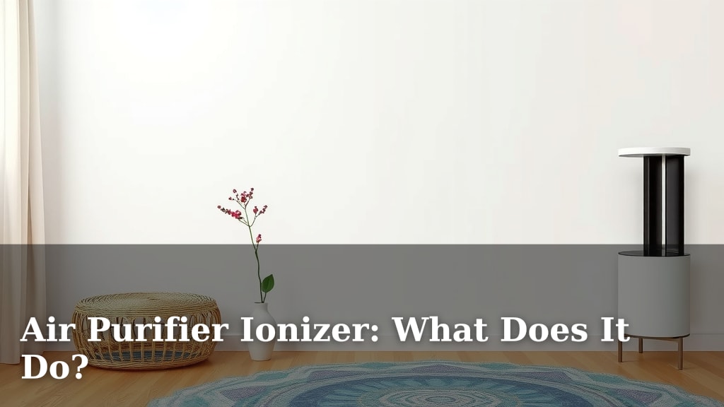 Air Purifier Ionizer: What Does It Do?