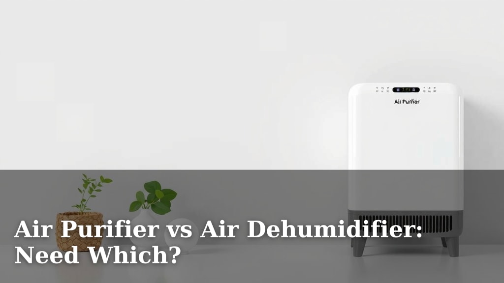 Air Purifier vs Air Dehumidifier: Need Which?