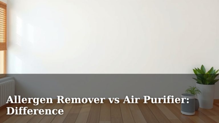 Allergen Remover vs Air Purifier: Difference