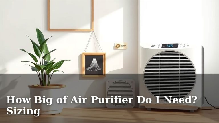 How Big of Air Purifier Do I Need? Sizing