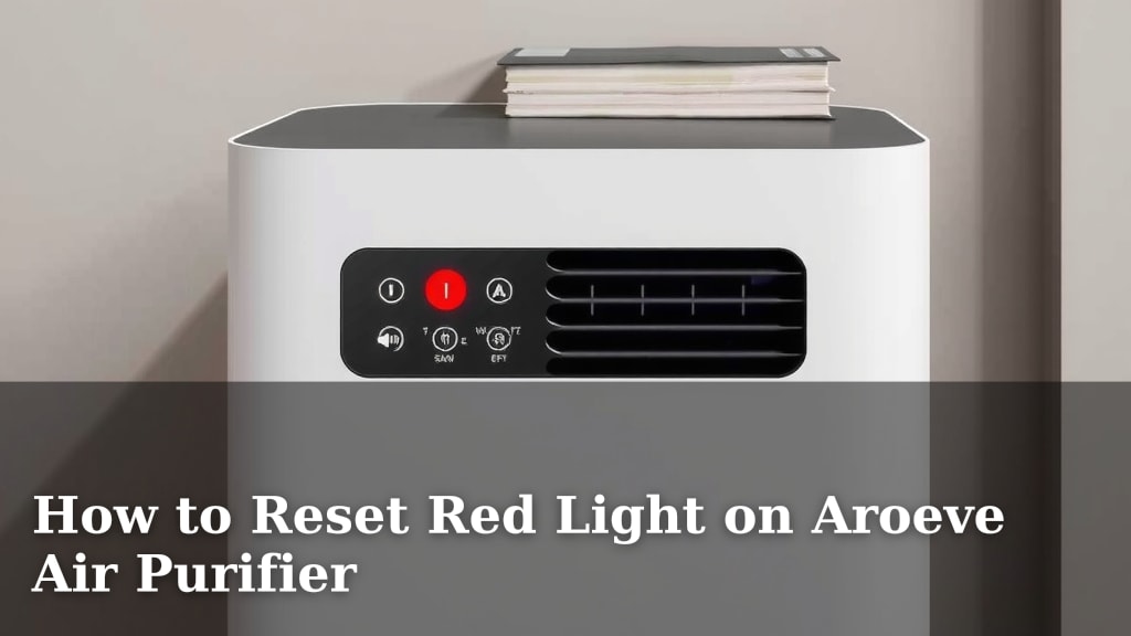 How to Reset Red Light on Aroeve Air Purifier