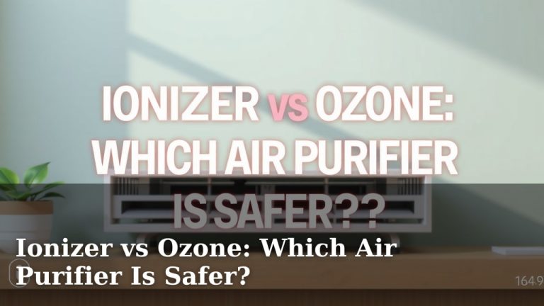 Ionizer vs Ozone: Which Air Purifier Is Safer?