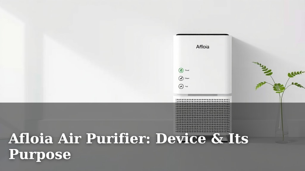 Afloia Air Purifier: Device & Its Purpose