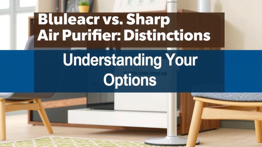 Understanding Your Options: Blueair vs. Sharp Air Purifier Distinctions