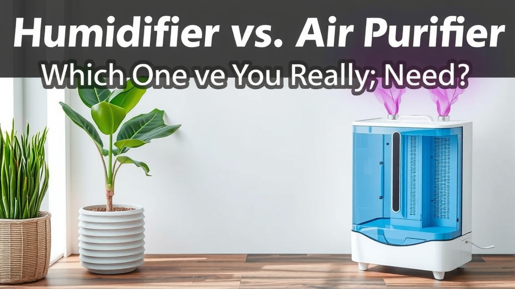 Humidifier vs. Air Purifier: Which One Do You Really Need?