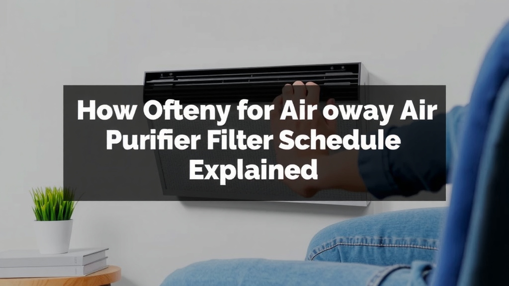 Your Coway Air Purifier Filter Replacement Schedule Explained