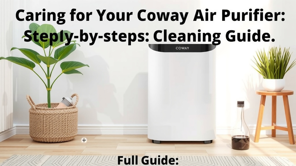 Caring for Your Coway Air Purifier: A Step-by-Step Cleaning Guide
