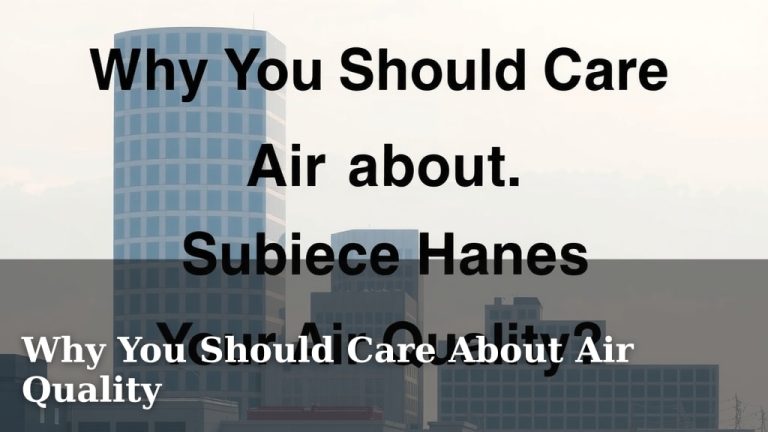 Why You Should Care About Air Quality